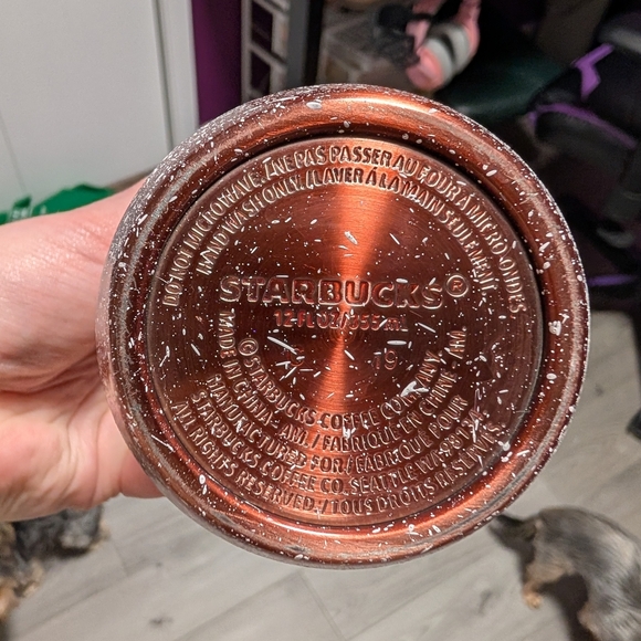 Starbucks Copper Tumbler with Speckled Design - Picture 3 of 4